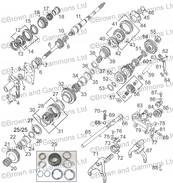 Image for LT77 Internal - Gearbox